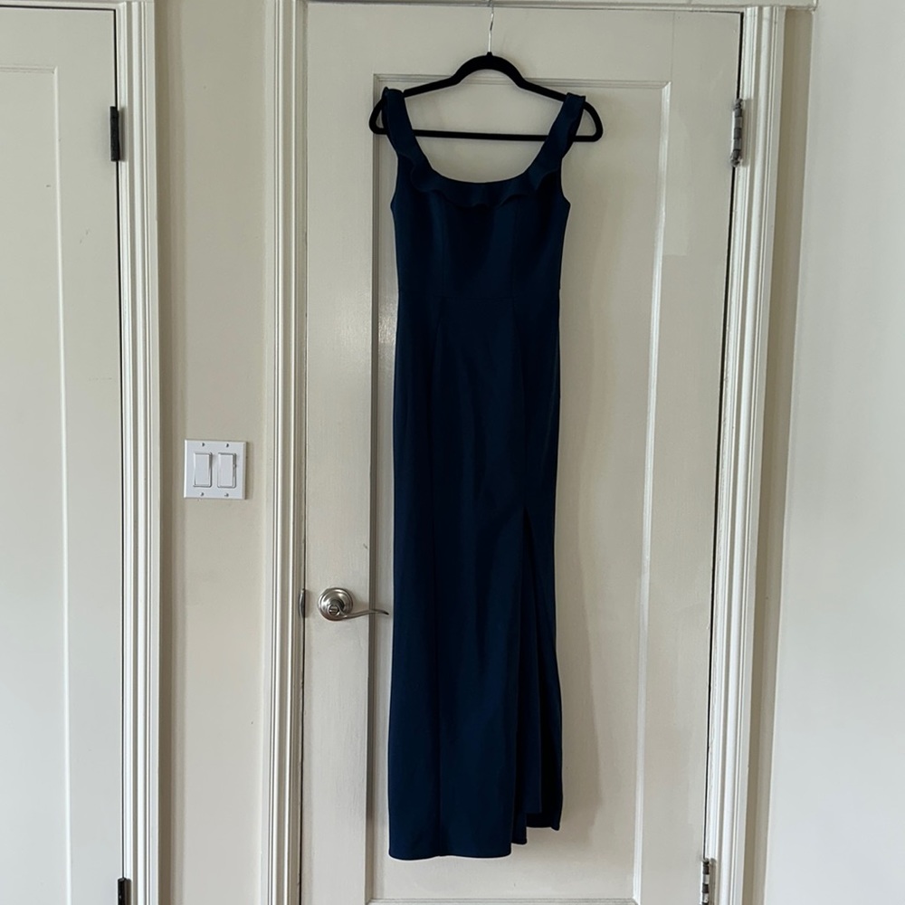 Bridesmaid Dress | AZAZIE SAMANTHA DARK NAVY A2
